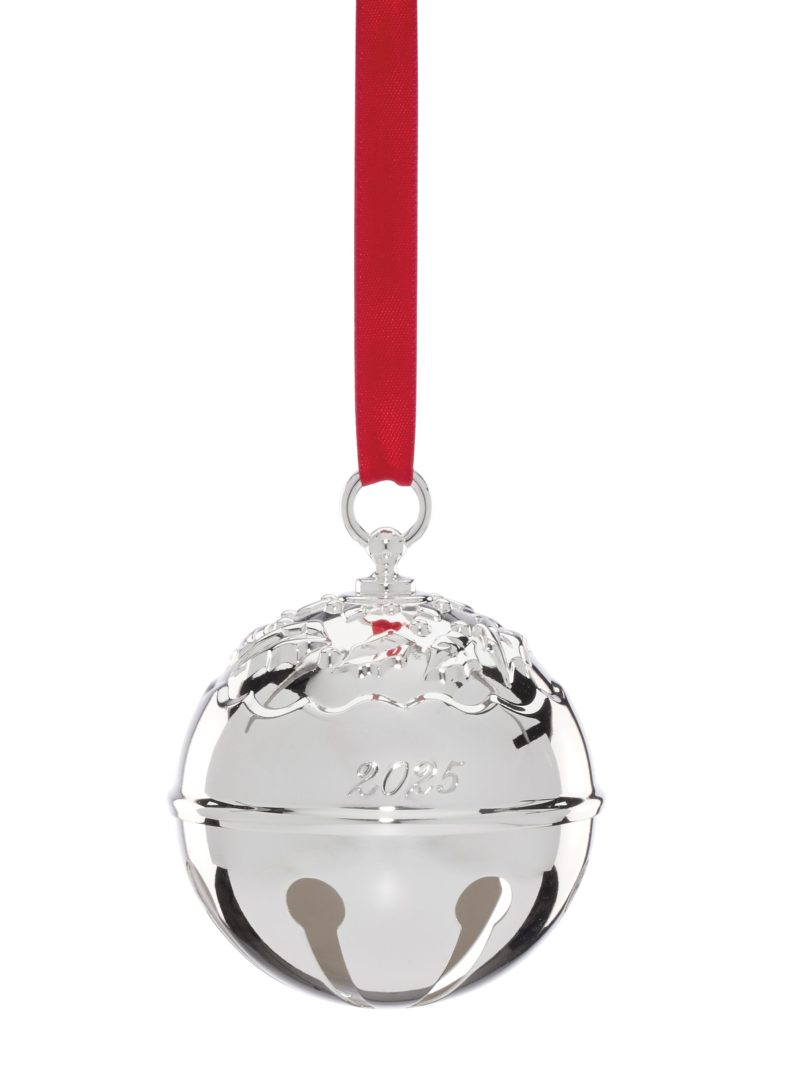 2025 Holly Bell Silverplate Ornament